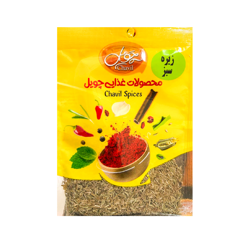 زیره سبز سلفون چویل